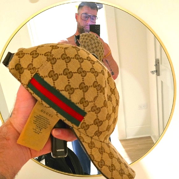 Gucci Monogram Baseball Hat ThatMakes You Sexy!😋